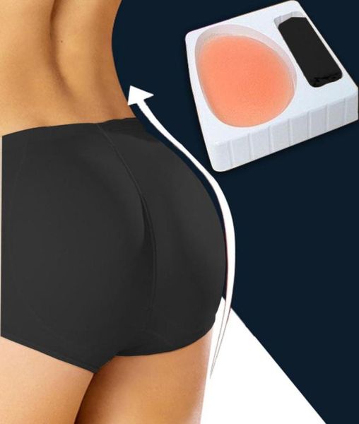 

women butt lift underwear silicone padded seamless buttock underwear push up enhancer brief panties7356251, Black;white