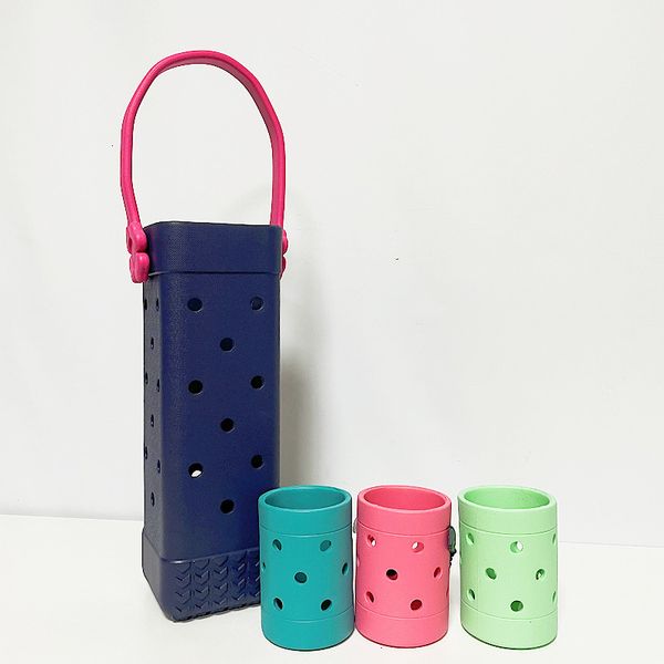 

evening bags custom bog eva hole design single double wine bottle holder drink holder cooler beer carriers tote bag 4 piece 230831
