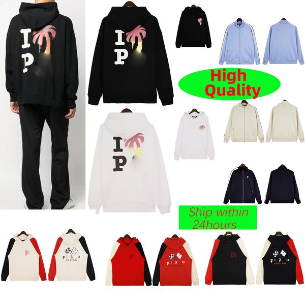 

designer mens hoodie couple loose fitting fashion sweatshirt pa zip uphoodie bear print street hip hop hoodies, Black