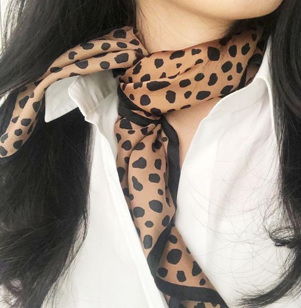 

square scarf women hair band imitation silk printing silk scarf female decoration small bag scarf4169269, Silver