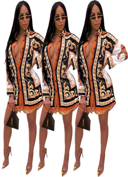 

p8437 women fashion causal bohemian printed long blouse6339473, White