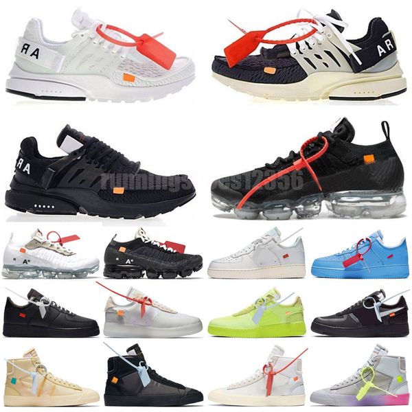 

basketball shoes men's and women's off shoes mca white black red mac silver metal volt low three black green gner presto 2.0 chaus