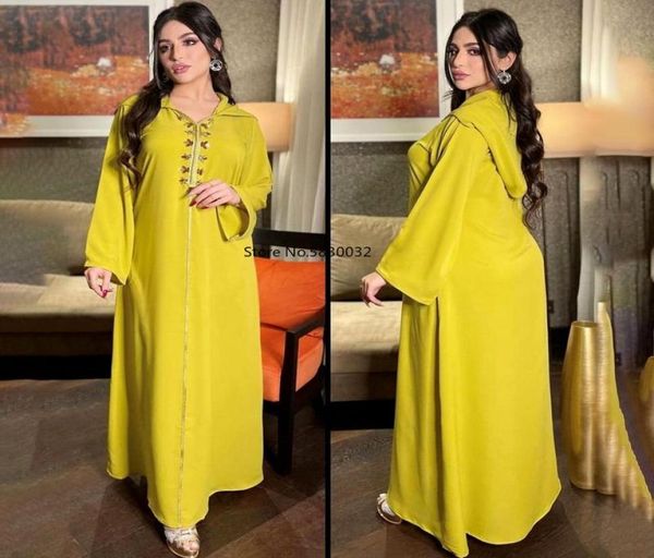 

abaya dubai turkey muslim hooded dress women moroccan caftan elegant lady islamic clothing 2021 eid mubarak djellaba femme ethnic5711901, Red