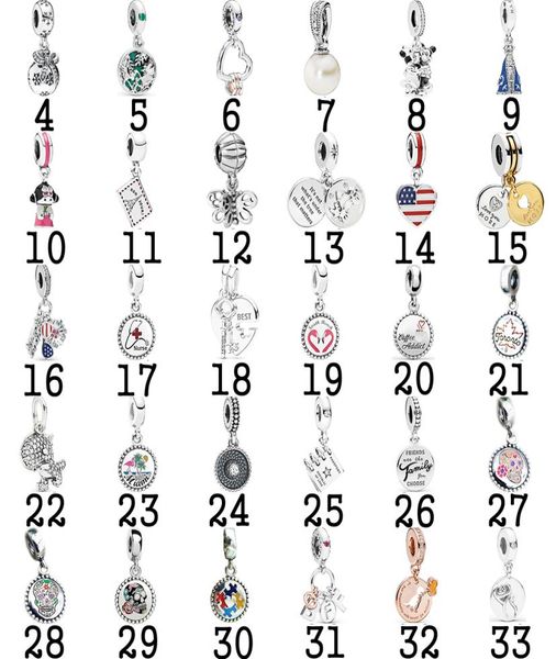 

new popular 925 silver pearl snowflake color skull charm pendant original jewellery for women party2347174