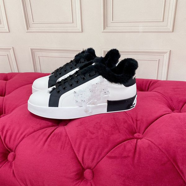 

2023 designer virgil trainer casual shoe sneakers black white panda fashion low shoe platform 0826