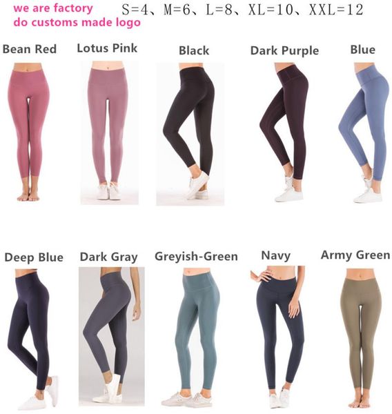 

12 colors a yoga sports pants women designer leggings lady gym joggings trousers fitness sports leggings can do custom made50101939853, Black;white