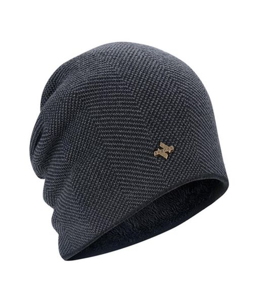 

fashion knitted caps men winter warm thick wool embroidery others apparel cold hat couple street hatsbeanie good quality skull out6411051, Black;white