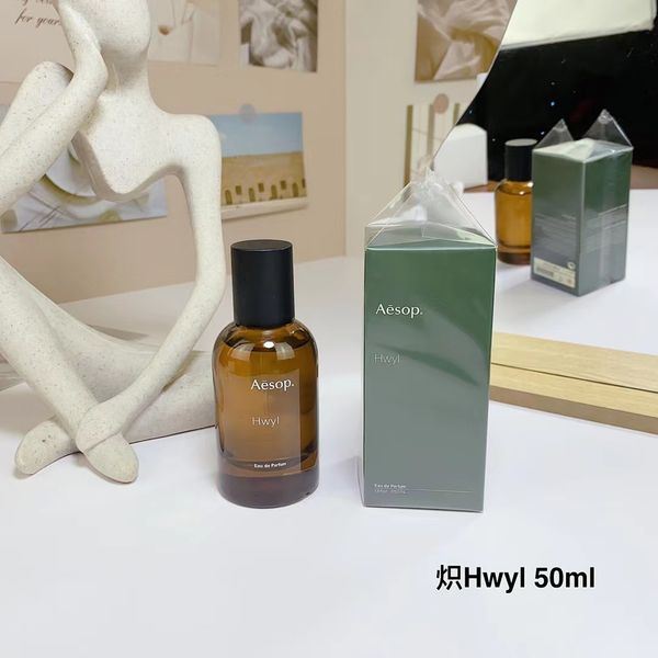 

luxury brand aesop hwyl perfume 50ml tacit miraceti karst fragrance 1.6fl.oz men women parfum long lasting smell edp cologne high version qu
