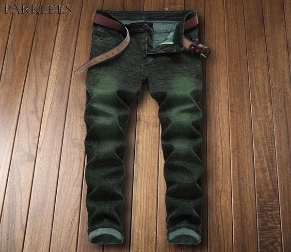 

retro style straight jeans pants men 2018 autumn new casual washed cotton denim trousers mens relaxed fit stretch jeans homme5793183, Blue