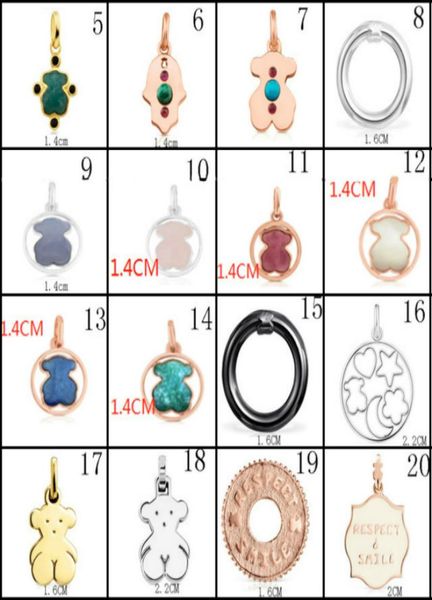 

new 2020 100 925 sterling silver bear pendant elegant fashion women039s jewelry manufacturer whole 23763311
