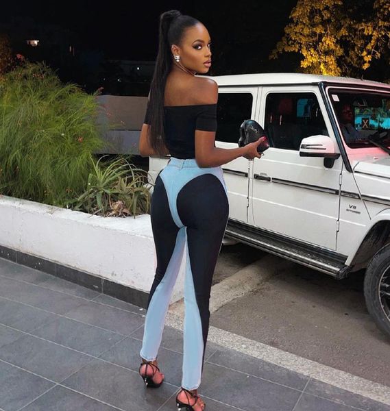 

biker casual pants for women twofaced color striped mid rise zipper fly out work wear street style female trousers3363706, Black;white