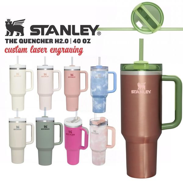 

dhl dune watermelon stanley quencher h2.0 40oz tumblers cups with handle insulated car mugs lids and straws stainless steel tie dye coffee t