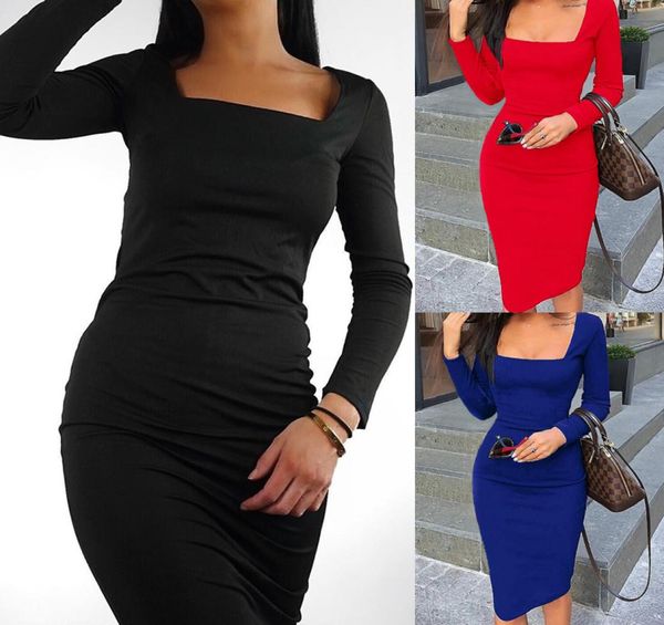 

women long sleeve mini dress bodycon ladies summer casual dress party dress4076793, Black;gray