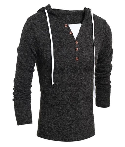 

zogaa brand geek new men039s sweaters fashion design solid hooded knit sweater coat men clothes slim fit pullovers t20050621551538527, White;black