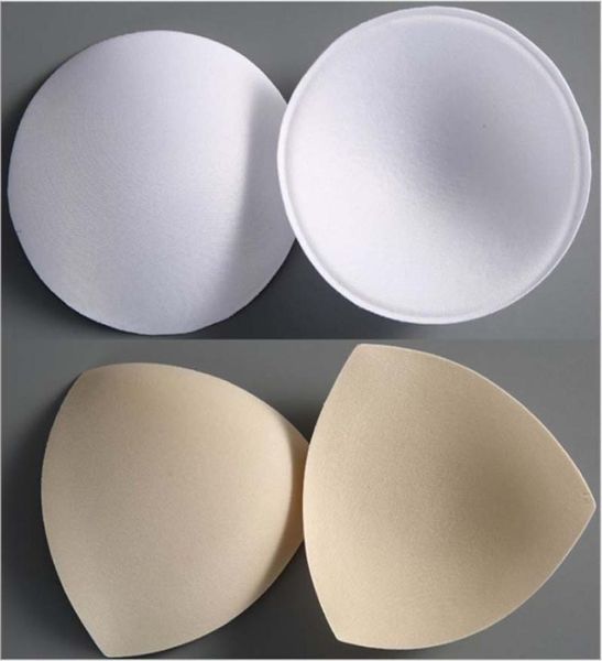 

100pcsbag practical summer breast bra bikini inserts chest pad women swimsuit padding inserts sponge foam bra pads chest cups1849521, Black;white