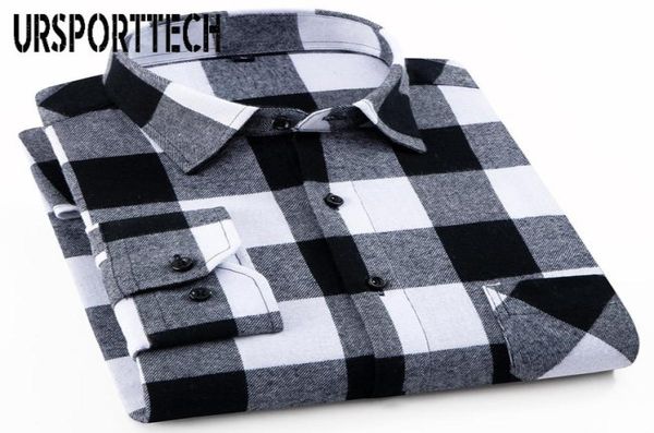 

100 cotton mens plaid flannel shirts slim fit male casual long sleeve shirt soft comfortable breathable man shirts6186676949, White;black