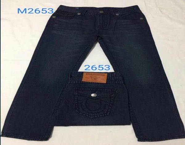

straightleg pants 18ss new true elastic jeans men robin rock revival jeans crystal studs denim pants designers trousers men0397982458, White