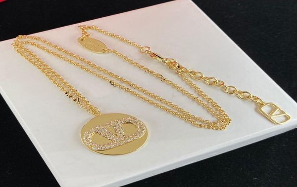 

luxury design necklace 18k gold plated stainless steel fashion women039s necklace pendant wedding jewelry accessories x2231236985659, Silver