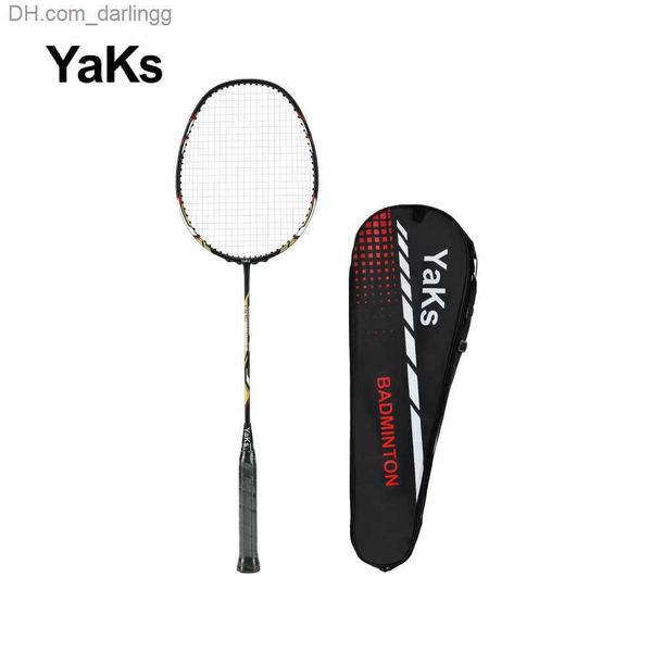 

badminton rackets yaks brand 4u badminton racket 2023 new training reserve badminton racquet 22-24 poud carbon fiber ultra light badminton r