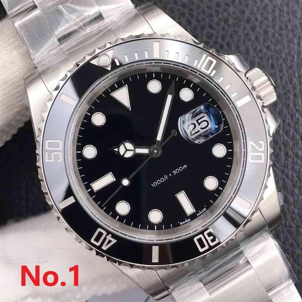 

aaaaa famous brand automatic self wind 40mm men watches sapphire crystal with original green box r1#237n, Slivery;brown