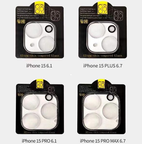 

3d hd clear camera lens tempered glass scratch-resistant rear screen protector full covered for iphone 15 14 13 12 mini 11 pro max with flas