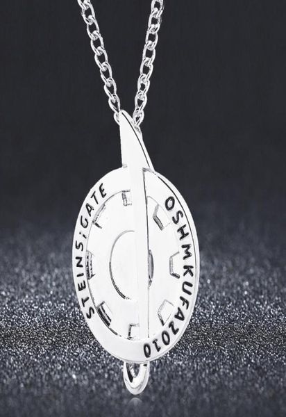 

pendant necklaces game steins gate badge necklace amadeus makise kurisu labmen the fate of stone oshmkufa jewelry gift7692807, Silver
