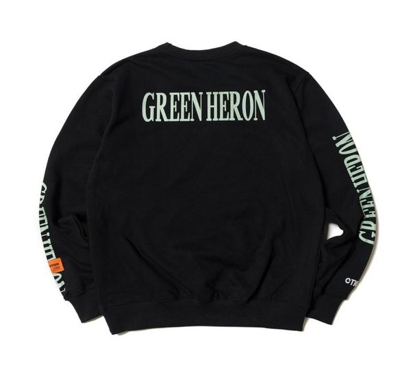 

fashion luxury street brand heron restoring ancient ways is the sparrow round collar men and women who dress sssuperstar2814398, Black