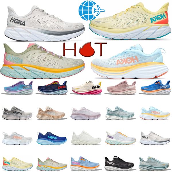 

2023 hoka one running shoes mens womens utility runner sneakers fashion breathable training trainers black white hoks shoe