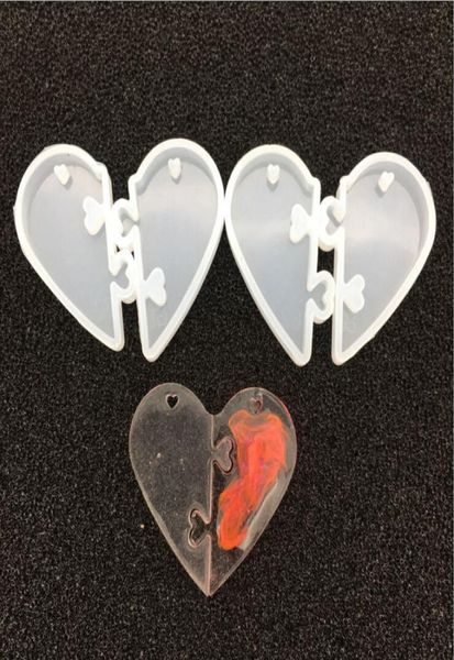 

1pc love locks for lovers pendant liquid silicone mold diy resin jewelry mold for epoxy resin uv resin mold1865390