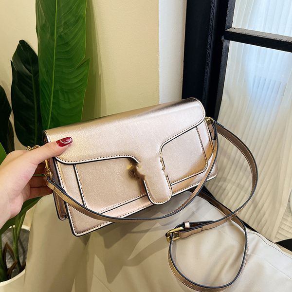 

brand grils day packs wholesale bag for women 24ss new spring and summer fashionable glossy small square bag diagonal cross bag portable bag