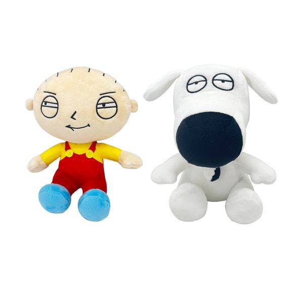 

YORTOOB Family Guy Plush Toys Cartoon Characters Stuffed Animals, White