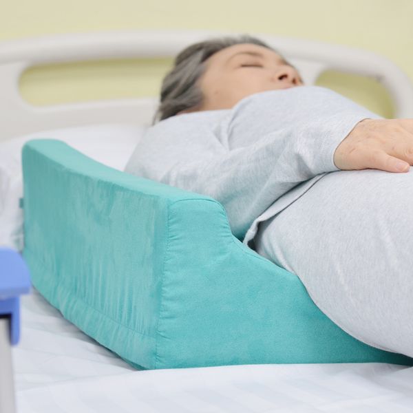 

elderly non-slip triangle turning cushion sideways pad bed nursing pillow for anti-decubitus side lying