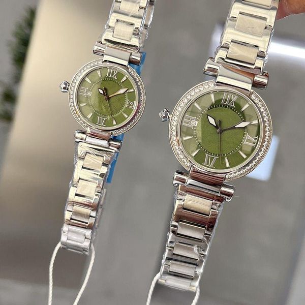 

watch dial luxe and movement women women strap quartz watches de montre 36mm sapphiredesign 29mm steel stainless wristwatches green dia hkao, Slivery;brown