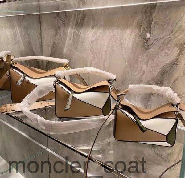

designer puzzles bag crossbody shoulder messenger bags real leather luxury classic calfskin women cuboid shape handle purse wallet pillows b