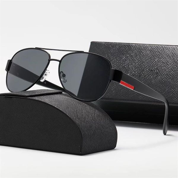 

nwe luxury sunglasses polaroid lens designer womens mens goggle senior eyewear for women eyeglasses frame vintage metal sun glasse226z, White;black