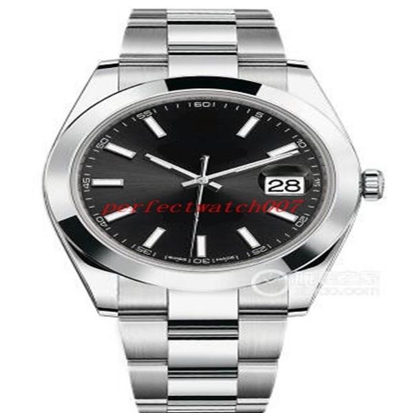

5 models men's fashion wristwatches m126300 41mm asia eta movement stainless steel automatic mens watch watc219l, Slivery;brown