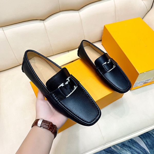 

7model designer men casual shoes luxury brand 2023 leather mens loafers moccasins breathable slip on black driving shoes plus size 38-46