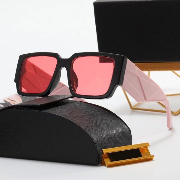 

brand glasses rectangular sunglasses designer glasses men iconic triangle logo geometric aesthetics tourism holiday uv400 fashion sunglasses, White;black
