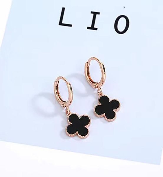 

clover earrings temperament classic earrings net red live diamond earrings3698987, Golden