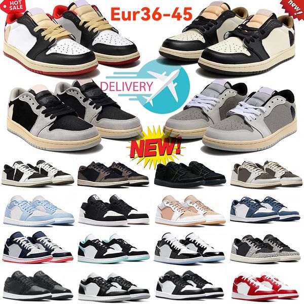 

high design new jumpman 1 low basketball shoes 1s olive sneakers reverse mocha black phantom shadow ts toe wolf grey vintage pink mens women