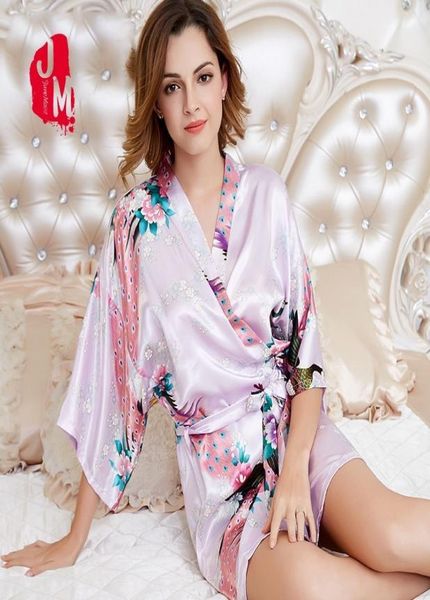 

silk robe mini satin robe women bathrobe flower bride kimono satin bridesmaid robes bride robes bridesmaids sleepwear sxxl5527863, Black;red