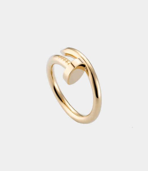 

nail ring luxury designer jewelry rings for women titanium steel alloy goldplated fashion accessories never fade not allergic pdf8626460, Silver