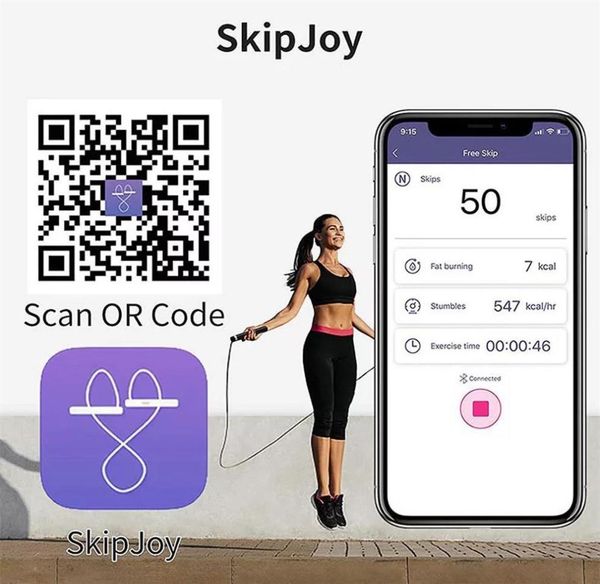 

smart app electronic counting digital jump skip rope with wireless cordlessball counter242h5006310