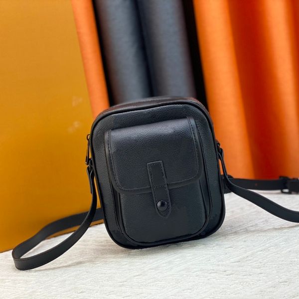 

men's cross body fashion outdoor mobile bag mini design classic letter logo printing versatile shoulder bag
