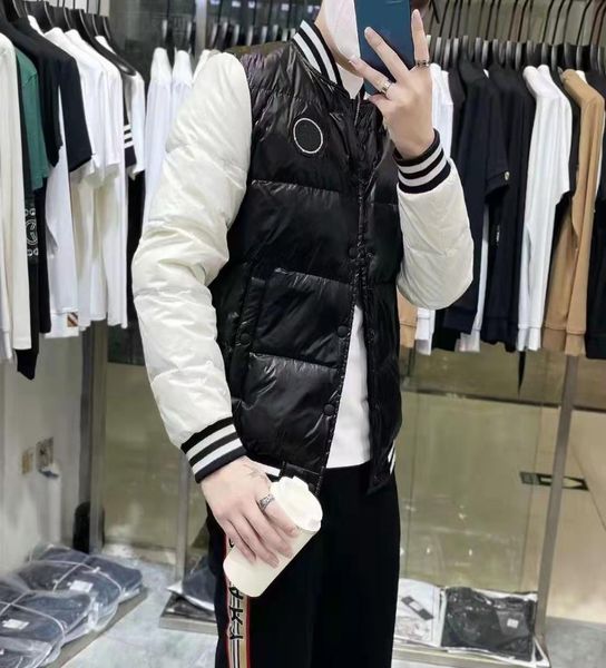 

2021 heating winter lightweight hooded down jacket casual fashion hoodie hat black downs men039s teddy jackets sleeveless vest8760362