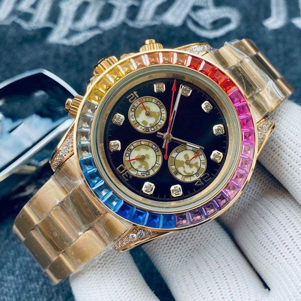 

watch mens scratch wristwatch di automatic mechanical watches needle steel fashion classic crystal eyes watch design six stainless resi grge, Slivery;brown