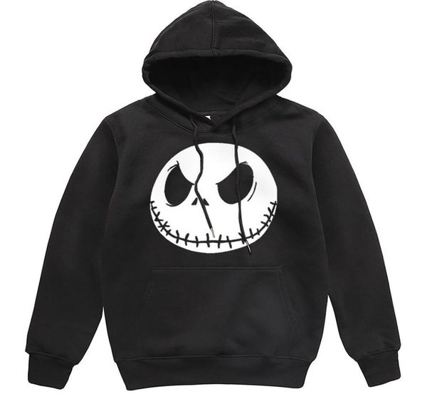 

new arrival jack skellington men sweatshirts 2018 new spring winter men hoodie nightmare before christmas hoodies men streetwear t5752222, Black