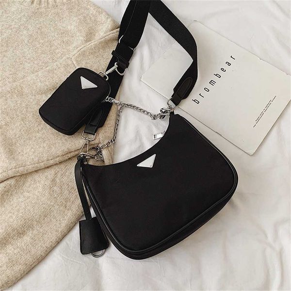 

bags new korean edition nylon dumpling three in one for women underarm cross shoulder bag 60% off outlet online