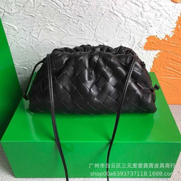 

abottegasventas designer tote bag mini jodie candy woven cloud bag cow leather pouch handbag hand-woven women's bag messenger bag