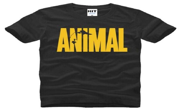 

animal letter printed t shirts men short sleeve oneck cotton men039s tshirt summer style male fitness bodybuilding tee shirt 9021653, White;black